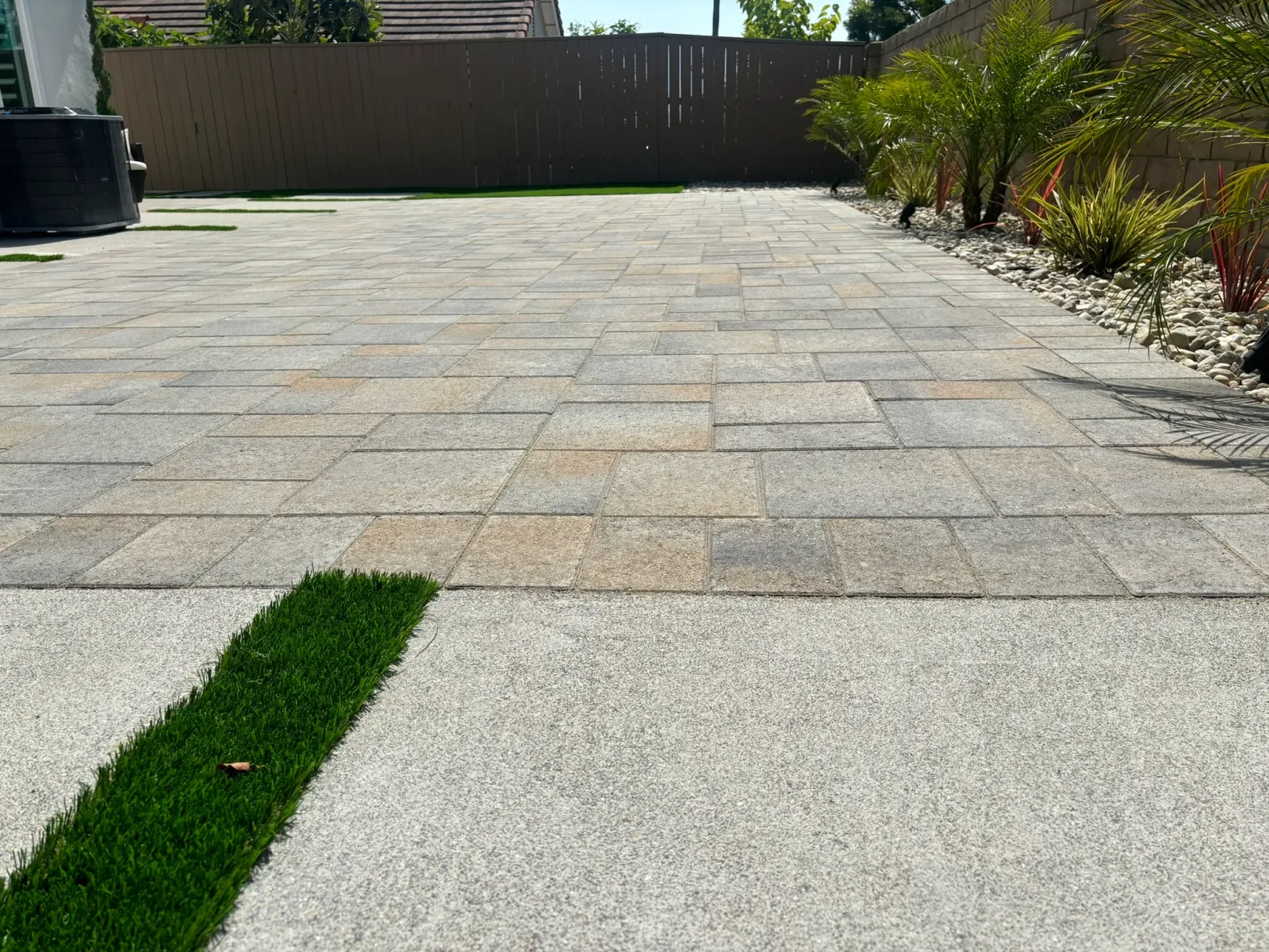 Pool area landscape design